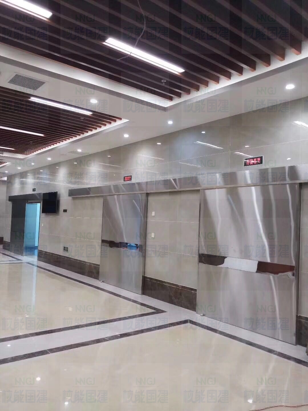 影像科CT室防輻射電動(dòng)感應(yīng)平移鉛門(mén)-CT X radiation protection door