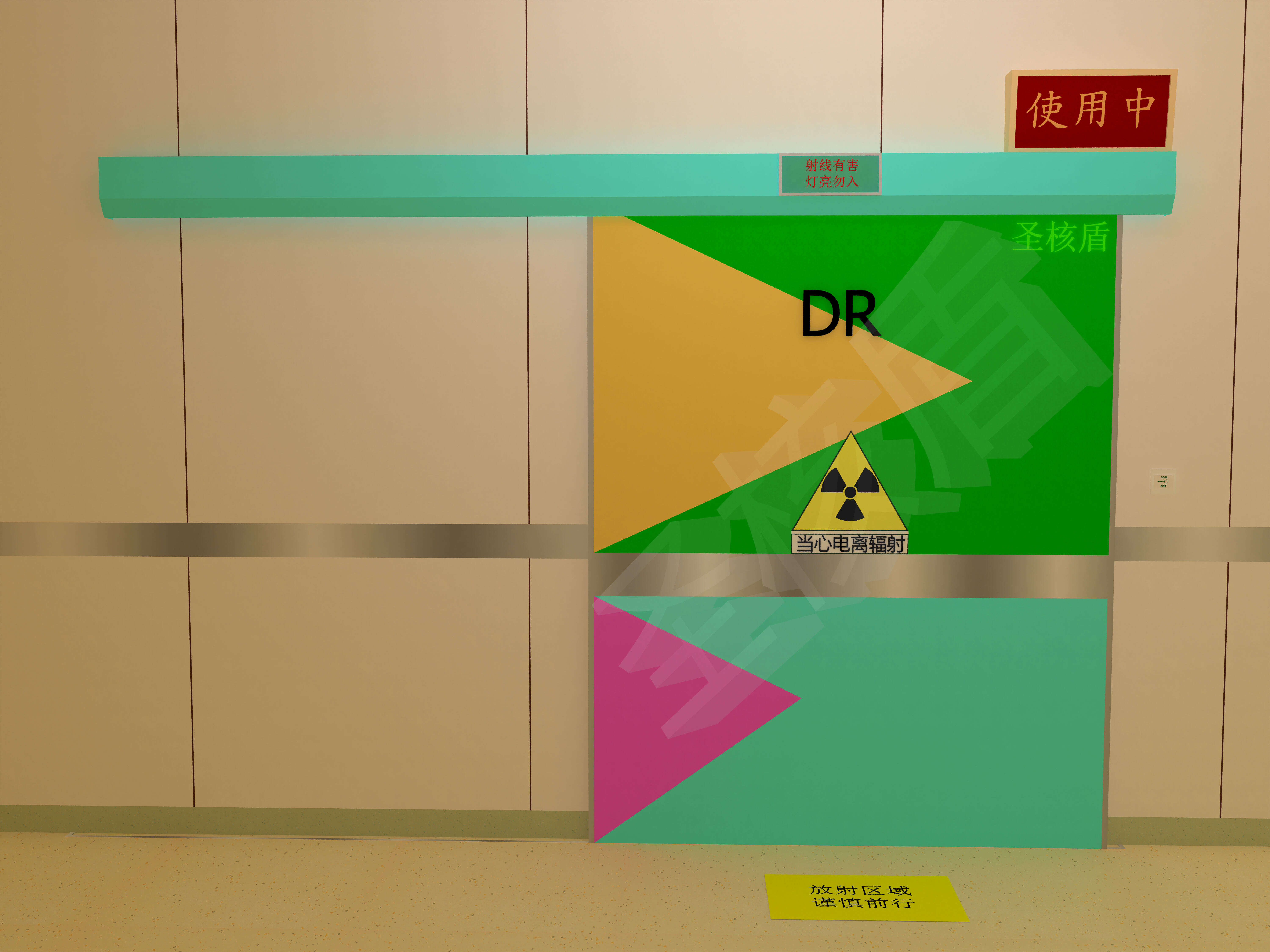 放射科DR機(jī)房自動(dòng)鉛門(mén)